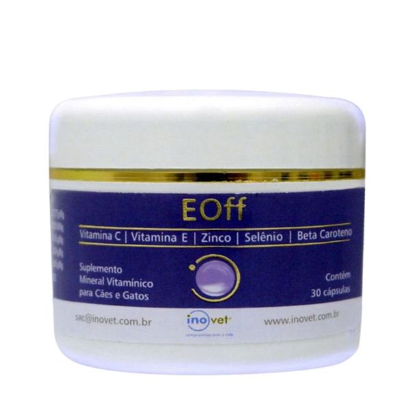 EOFF Suplemento Antioxidante P/ Cães e Gatos C/ 30 cápsulas- Inovet